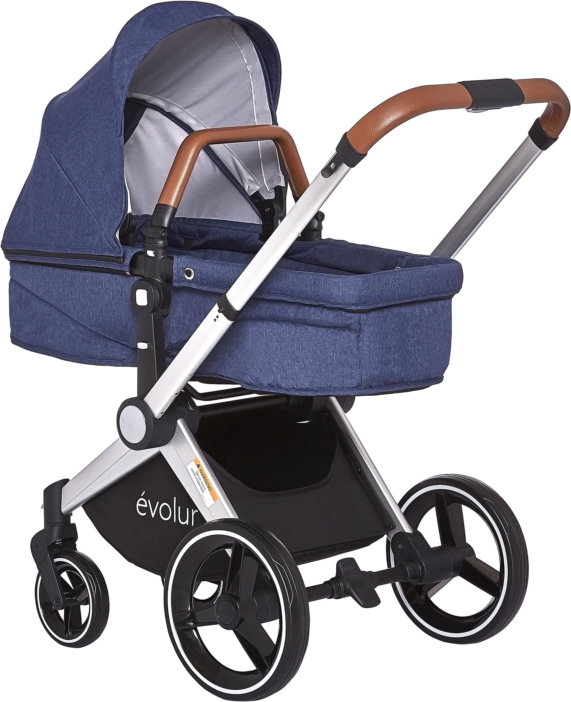Evolur Evolur Nova Reversible Seat Stroller, Navy