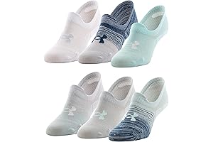 Under Armour Essential Ultra Low 6-Pack Socks for Women: Unparalleled Comfort and Breathability
