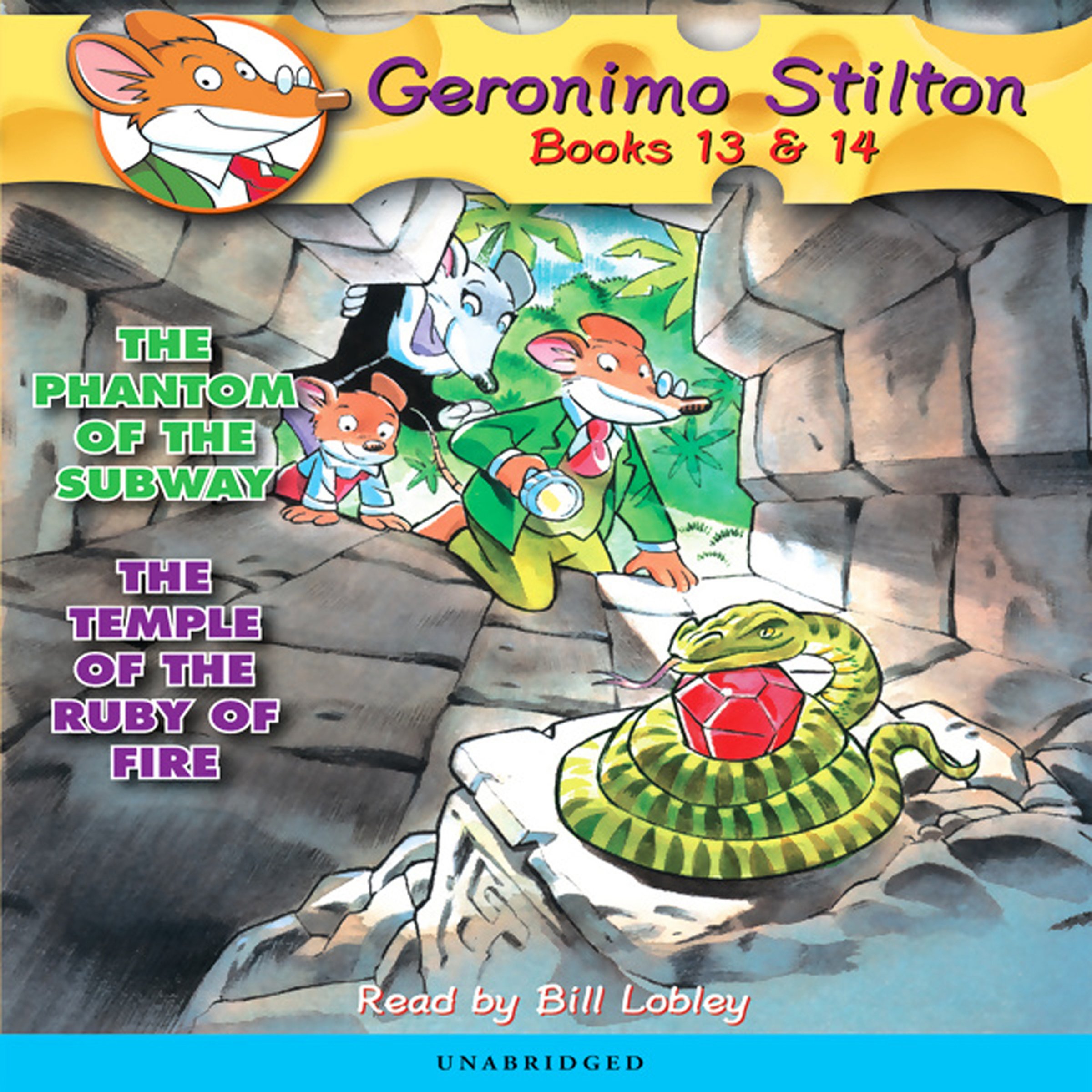 Cover art for Geronimo Stilton #13 and #14