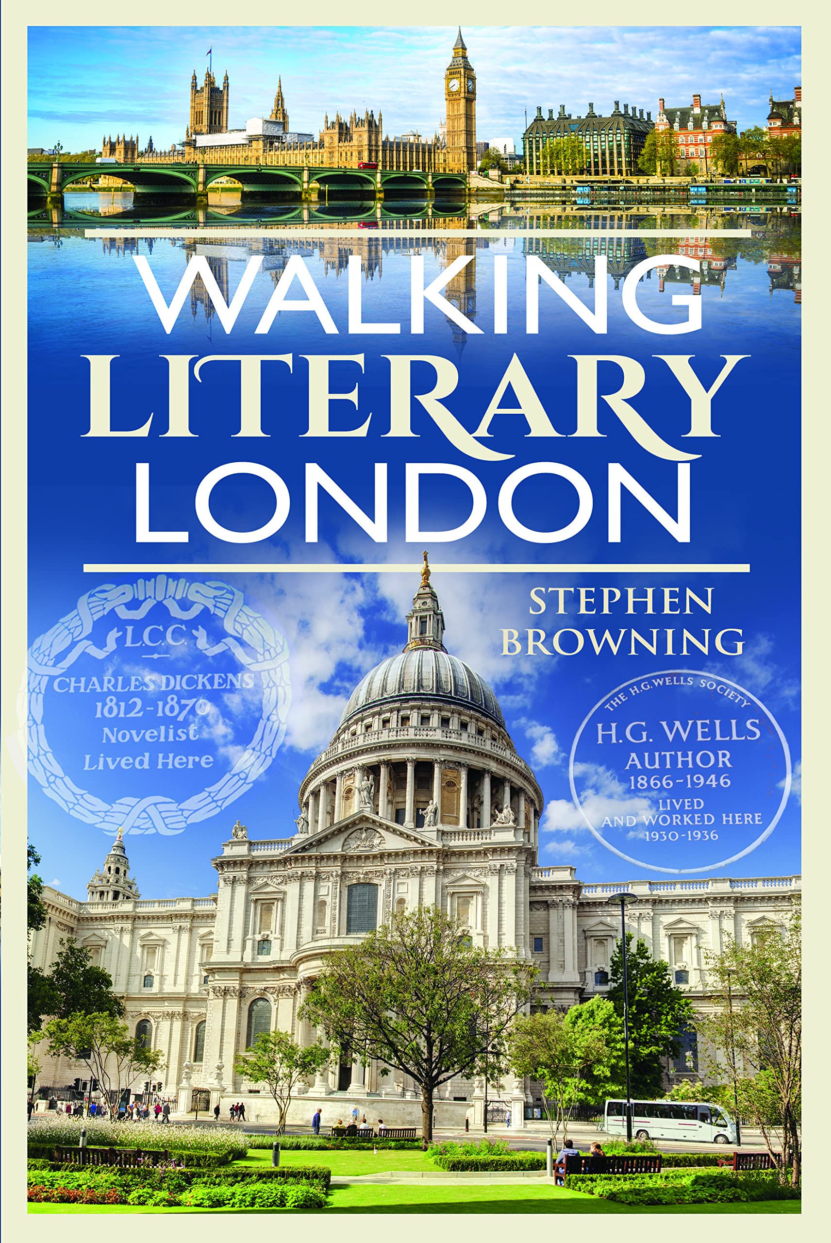 Walking Literary London.by Browning  New 9781399096874 Fast Free Shipping**