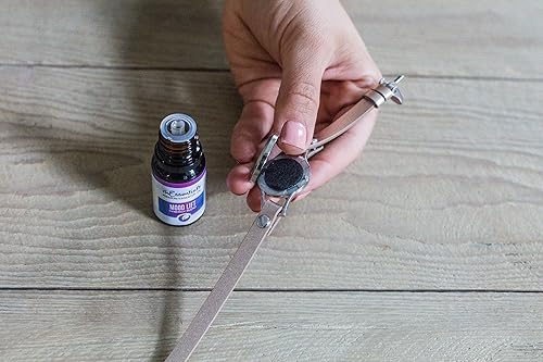 Miniatura 6 de Wild Essentials - Kit difusor de pulsera de cuero con aceite esencial para mamá, juego de regalo, lavanda, citronela, menta, aceites de naranja, 12