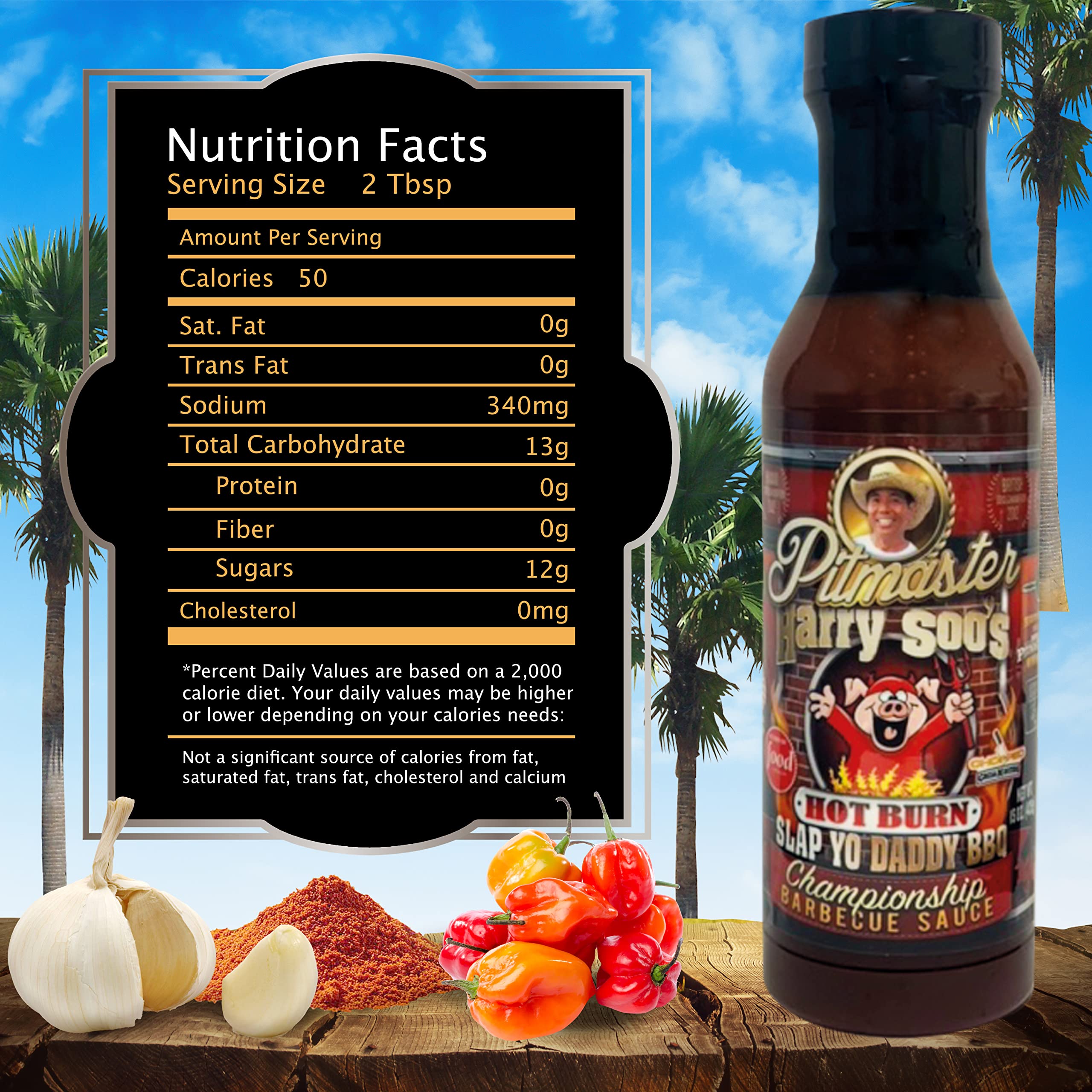 Slap Yo Daddy BBQ Sauce Spicy Hot Barbecue Sauce from Pitmaster Harry