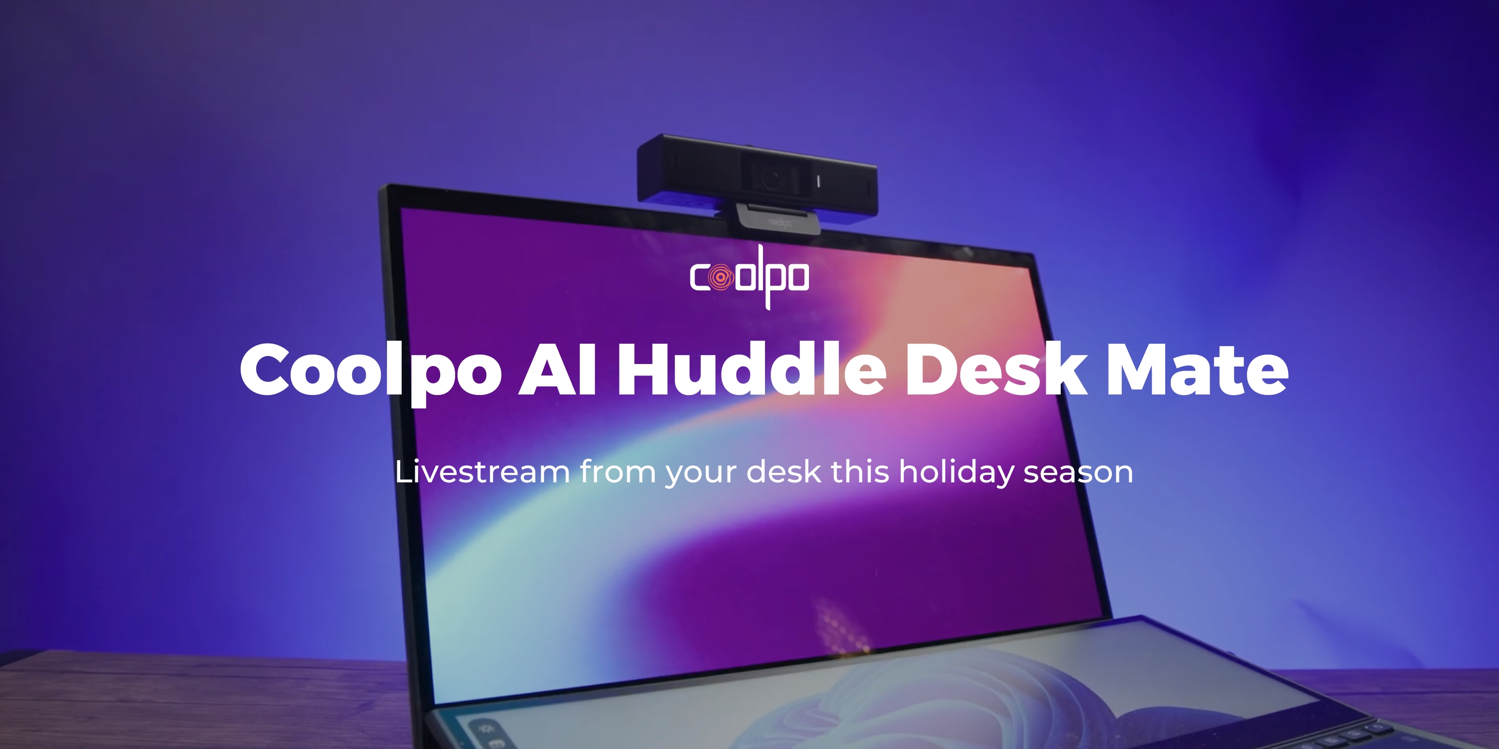 Amazon.com: COOLPO Desk Mate - Hybrid HDR Streaming Webcam with