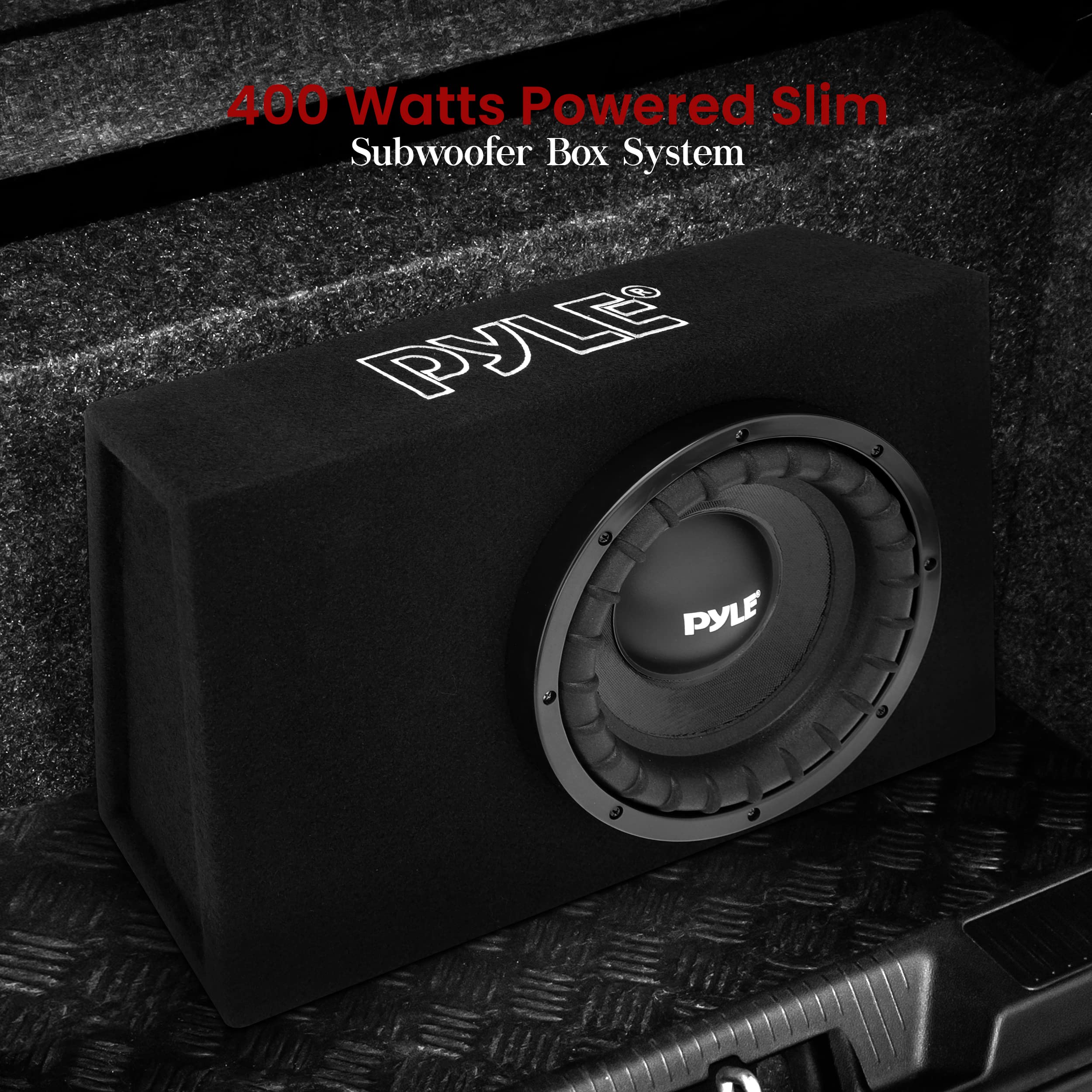 Amazon.co.jp: Pyle スリムサブウーファーボックスシステム