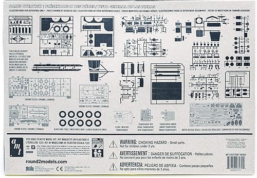 Miniatura 4 de AMT Peterbilt 359 Wrecker Model Kit - Camión de remolque para construir a escala 125 para niños y adultos (AMT1133)