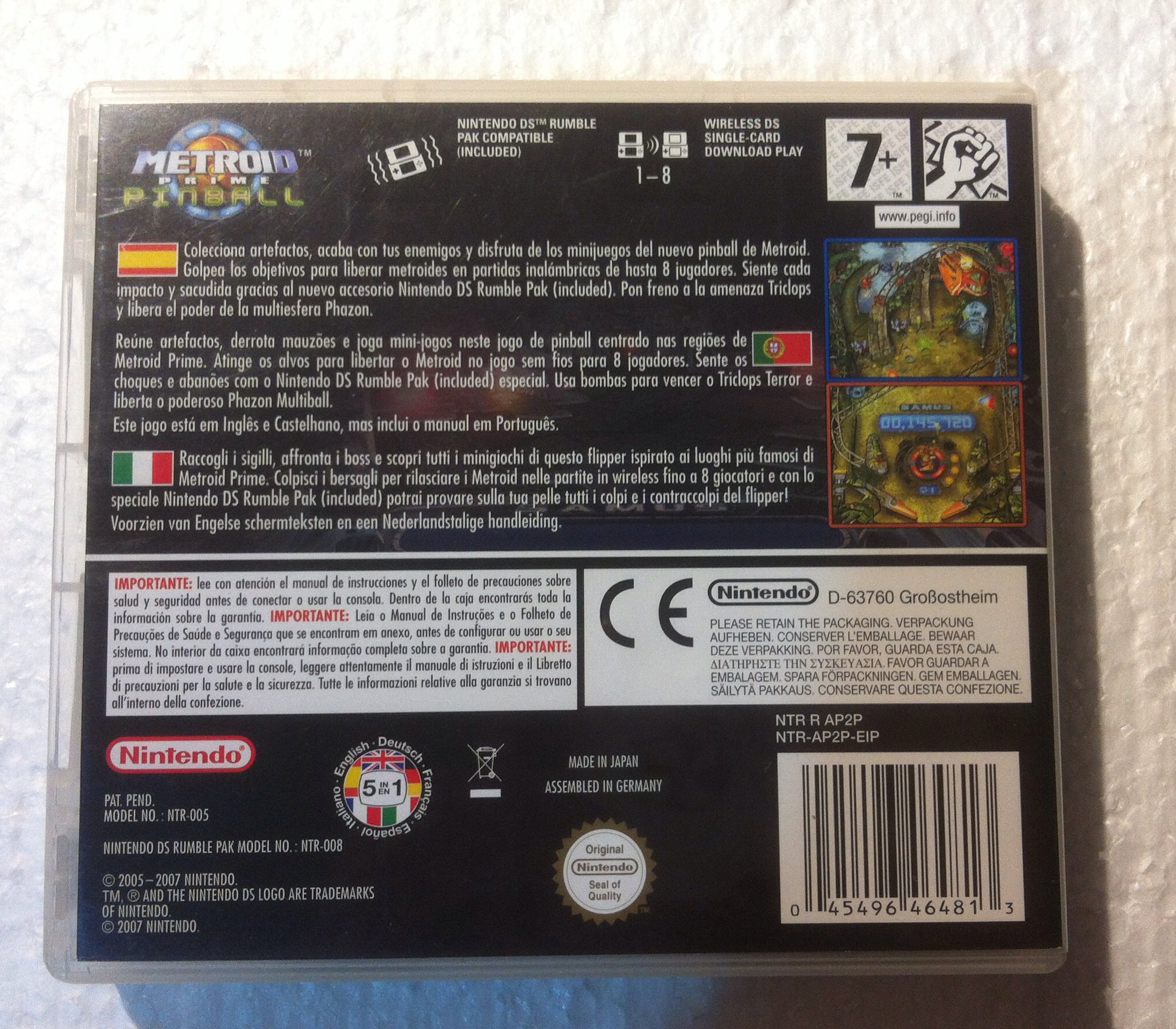 Nintendo Metroid Prime Pinball, NDS