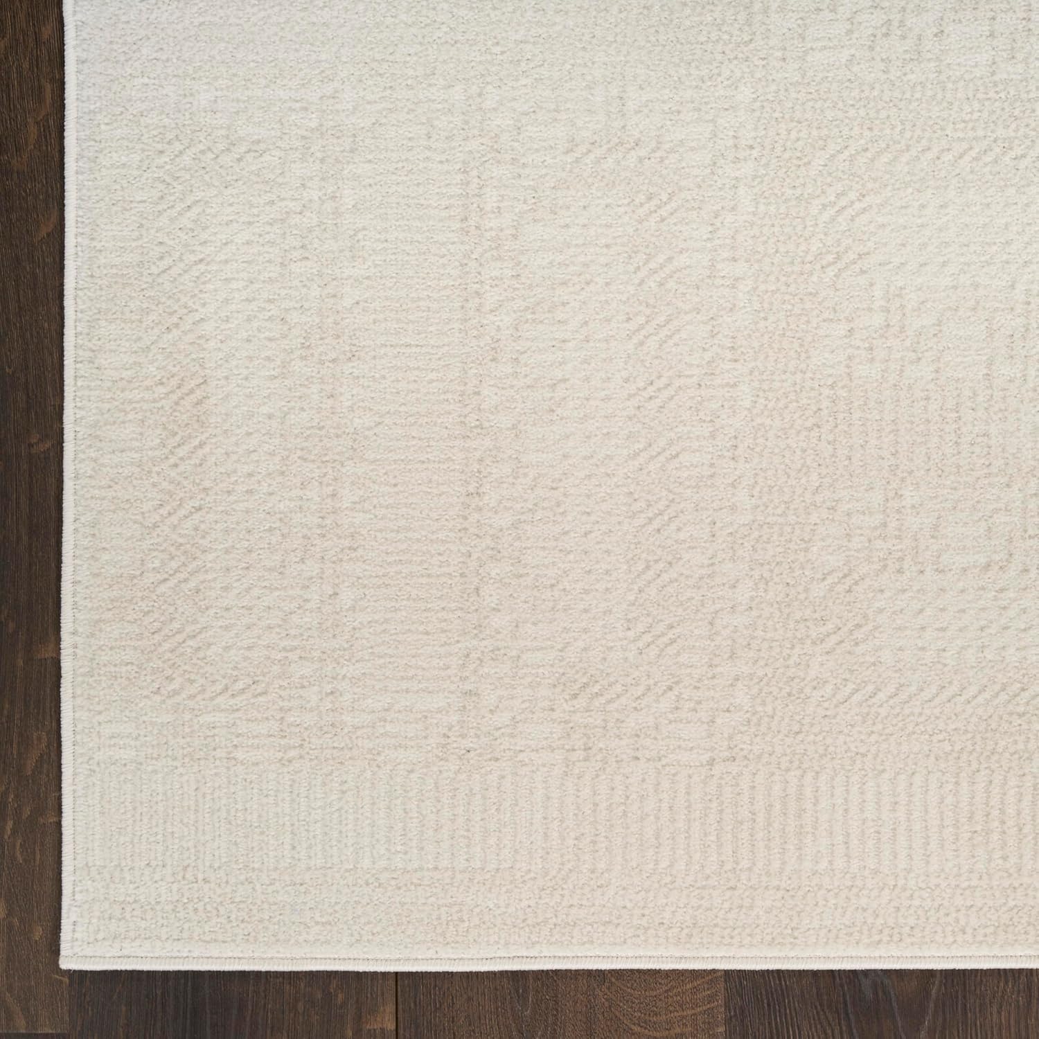 Nourison Home Nordic Ivory 2' x 6' Area Rug - Easy Clean, Non Shedding, Bed Room, Living Room, Dining Room, Kitchen (6' Runner)