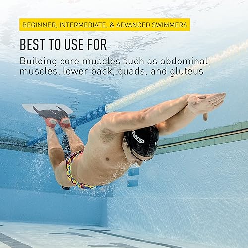 Miniatura 5 de FINIS Monaleta de fibra de vidrio para adultos  Construye fuerza central y velocidad de patada de delfines  Aleta de entrenamiento de natación