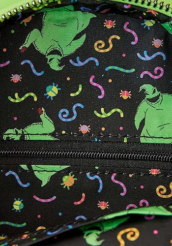 Miniatura 5 de Pesadilla antes de Navidad Oogie Boogie Glow Cross Body Bag, Verde