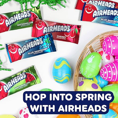 Miniatura 8 de Airheads Mini barras de caramelo, paquete variado de Taffy, dulces a granel envueltos individualmente, seis sabores de frutas surtidos con sabor