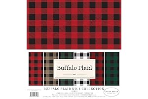 Carta Bella Paper Company Buffalo Plaid Scrapbook Paper