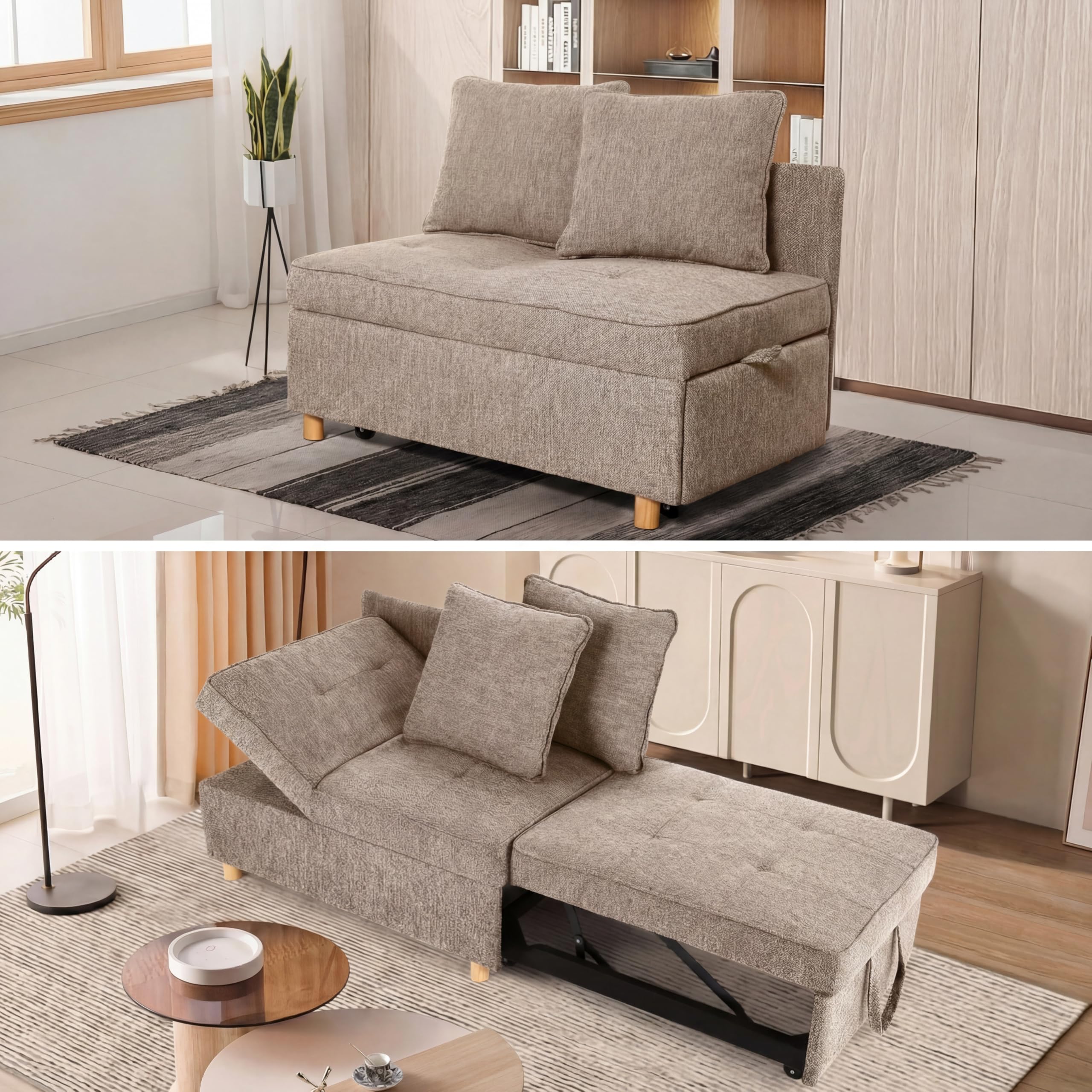 SEJOV 4-in-1 Convertible Sofa Bed