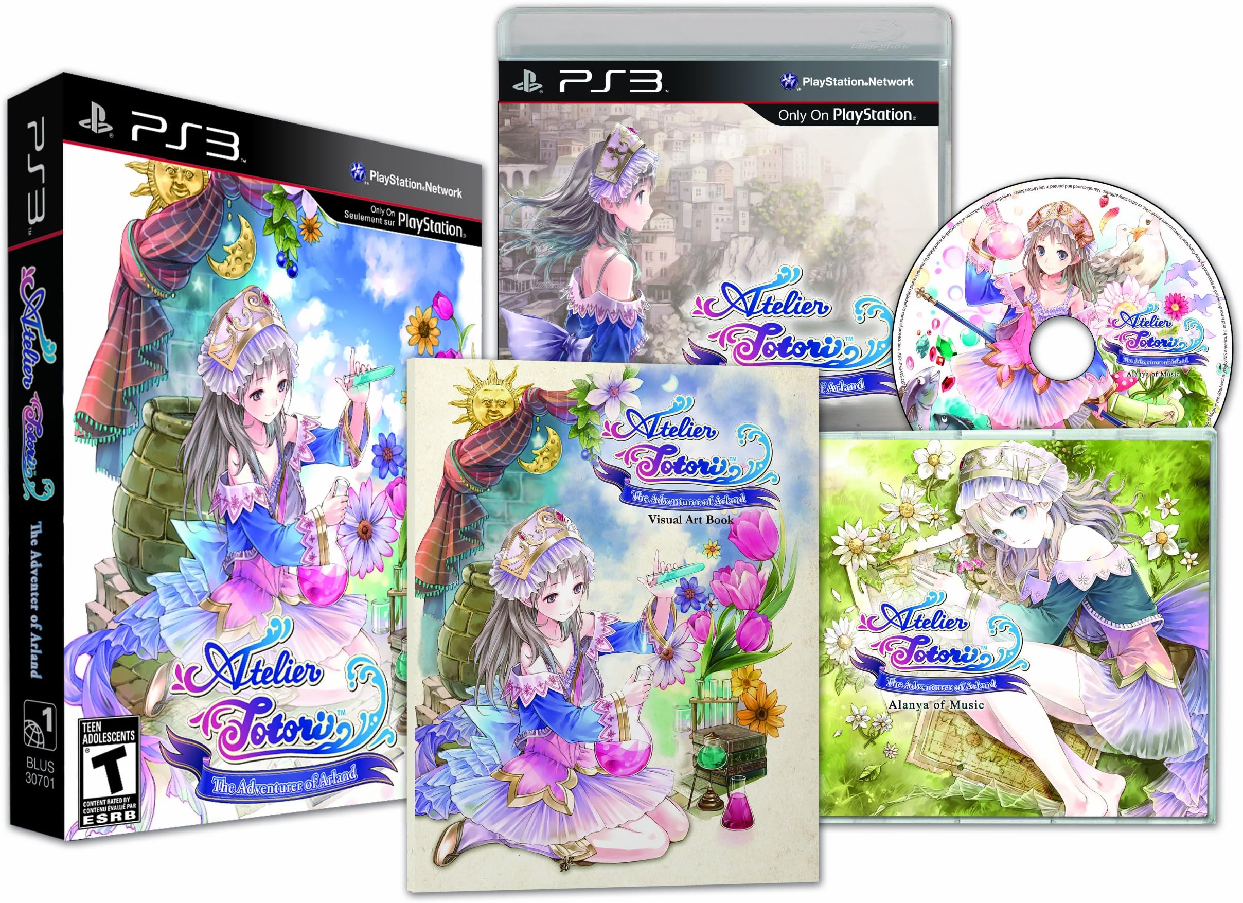 Atelier Totori: The Adventurer of Arland Bundle - Art Book, CD Soundtrack - Playstation 3