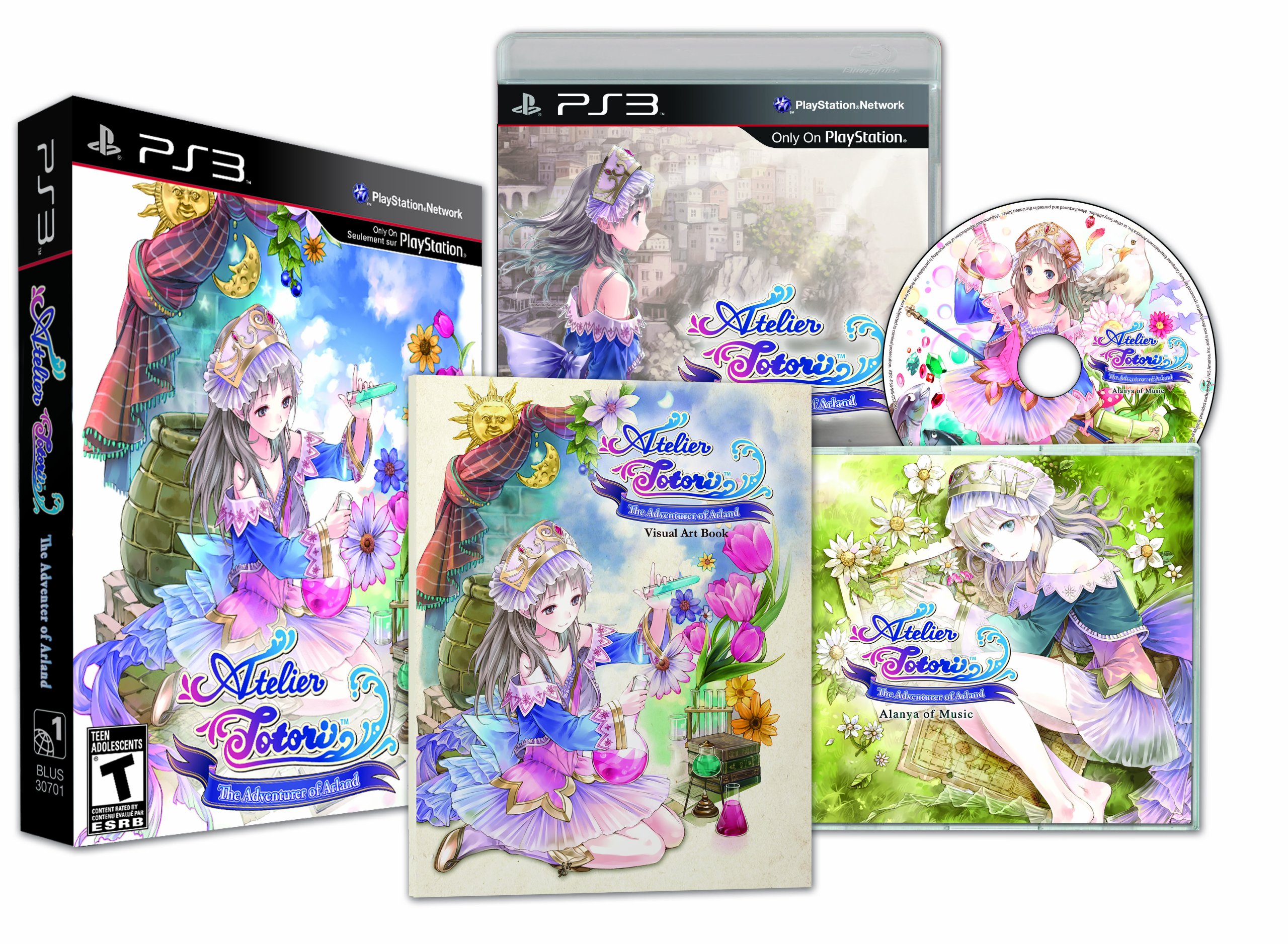 Atelier Totori: The Adventurer of Arland Bundle - Art Book, CD Soundtrack - Playstation 3