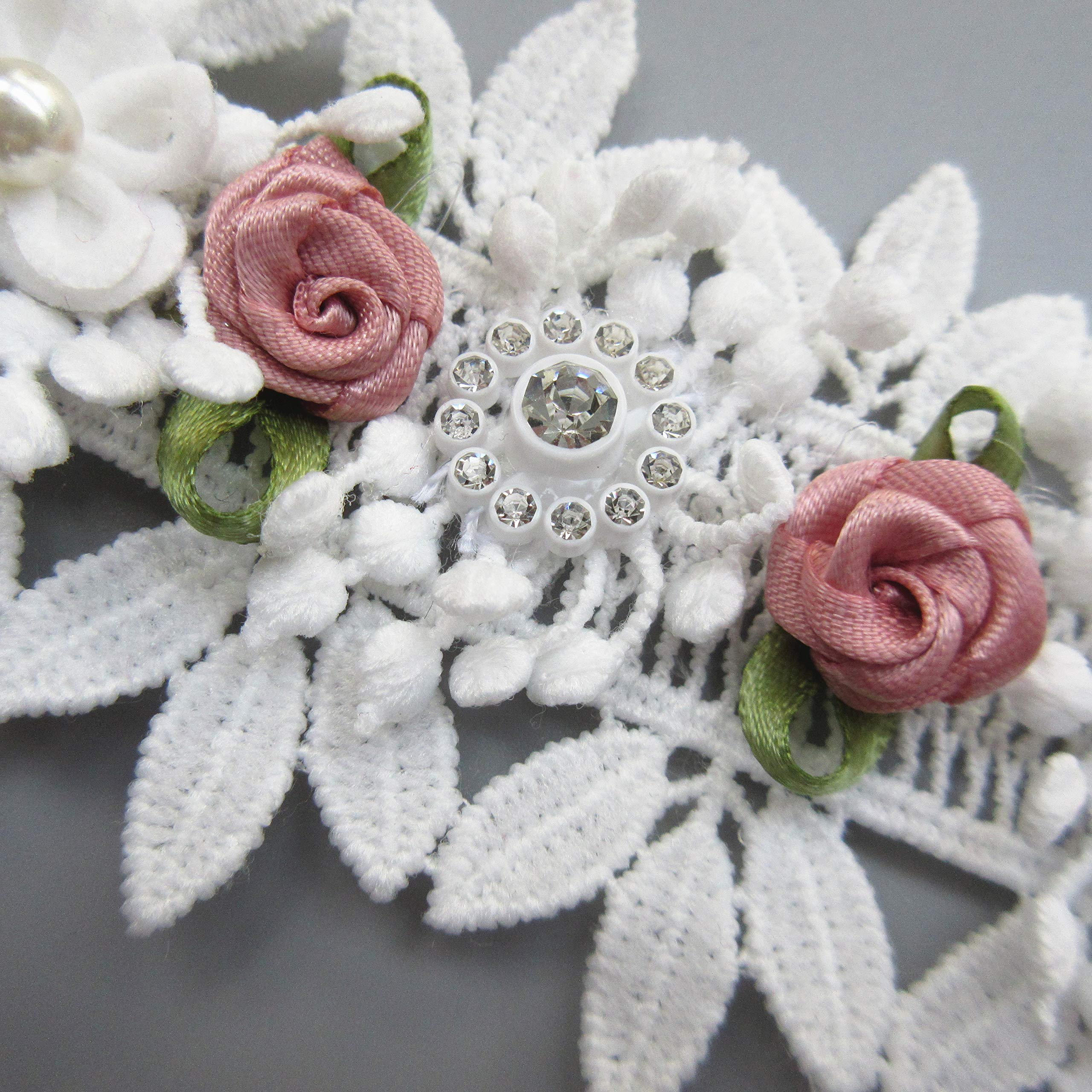 Abito Da Sposa Online Di Raso E Organza Con Applicazioni Di Pizzo Sul Corpetto E Cintura - Foto 4