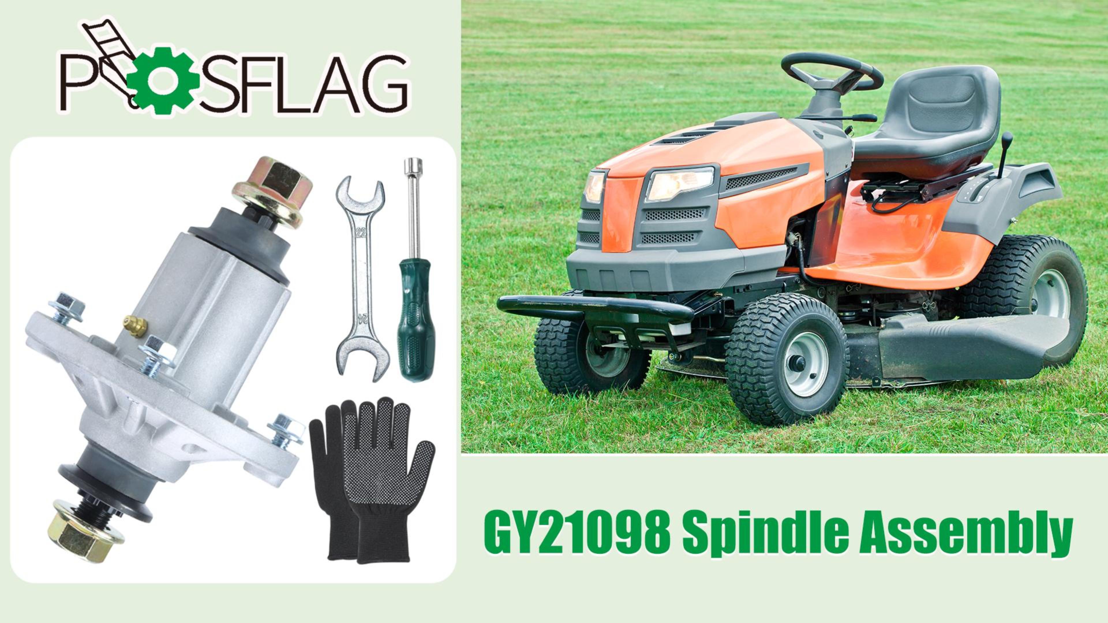 Spindelbaugruppe Für John Deere Rasentraktoren | Ersatz Für AUC15811, GY21098 | 106,7-137,2 Cm Deck