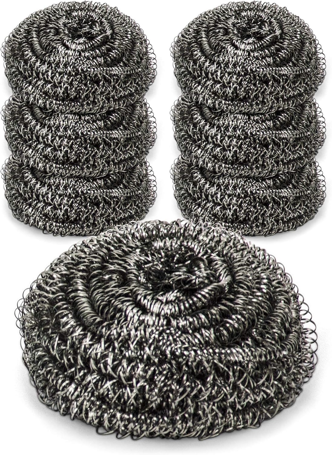 MMSD Stainless Steel Wire Mesh Dish Scrubber Sponge, Commercial Quality