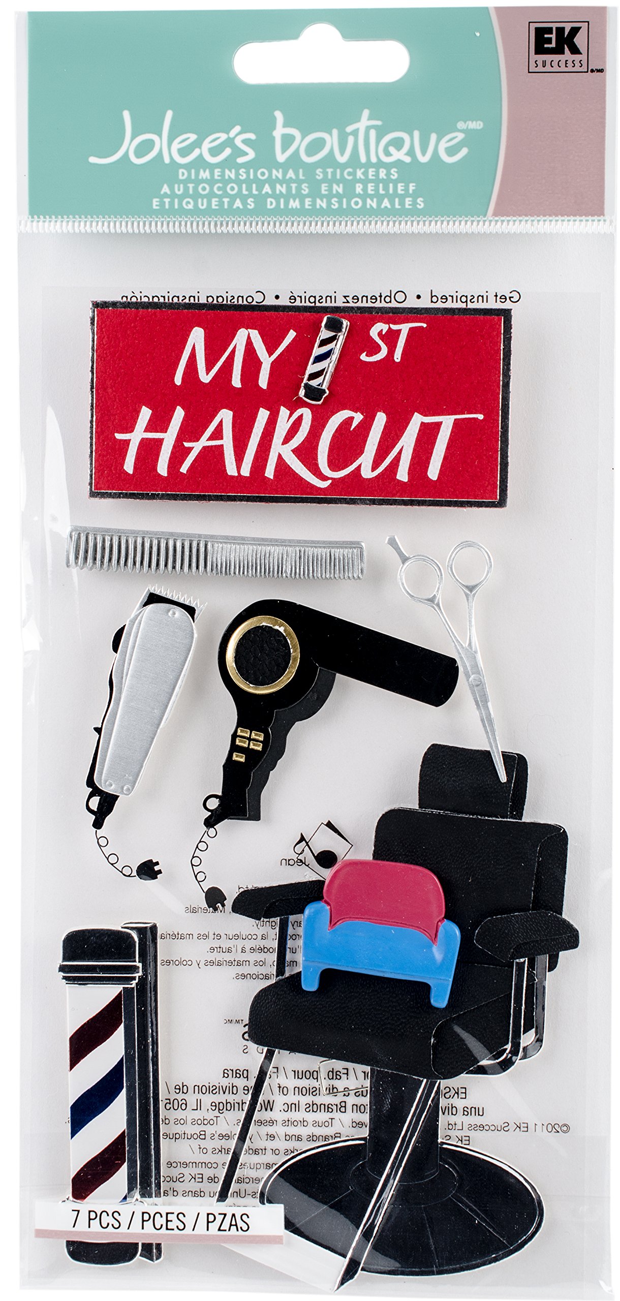 Jolee's Boutique Dimensional Stickers, Haircut