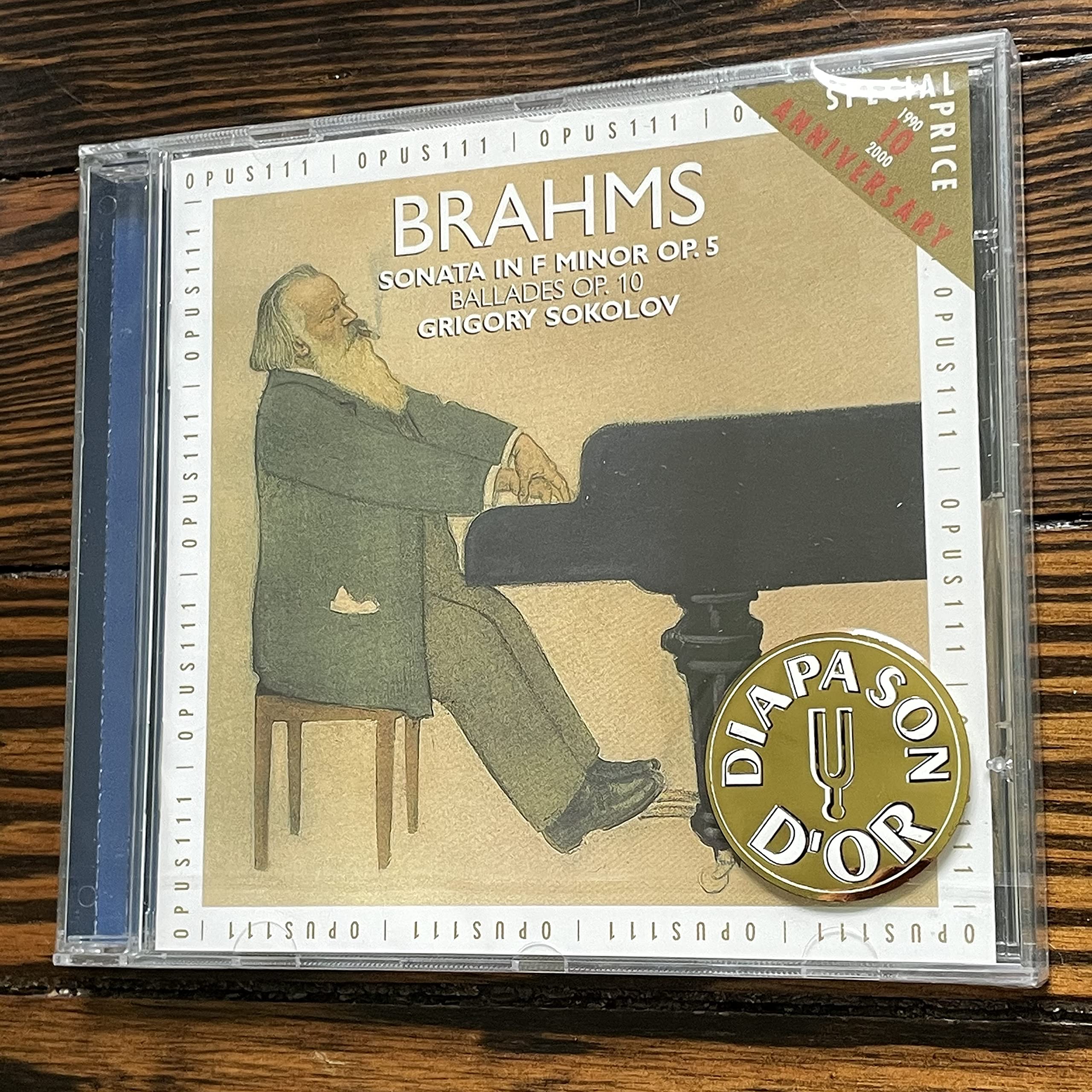 Piano Sonata Op 5 / Ballades Op 10 [Audio CD] Brahms and Sokolov