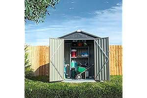 Outdoor Sheds: Metal Galvanized Steel Storage Shed for Your Storage Needs