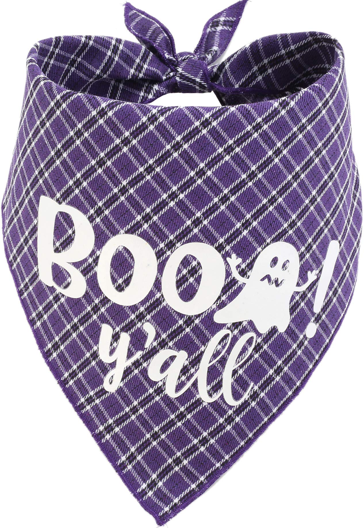 JPB - Bandana per Halloween per Cani, Accessori Cane, Motivo a Quadri