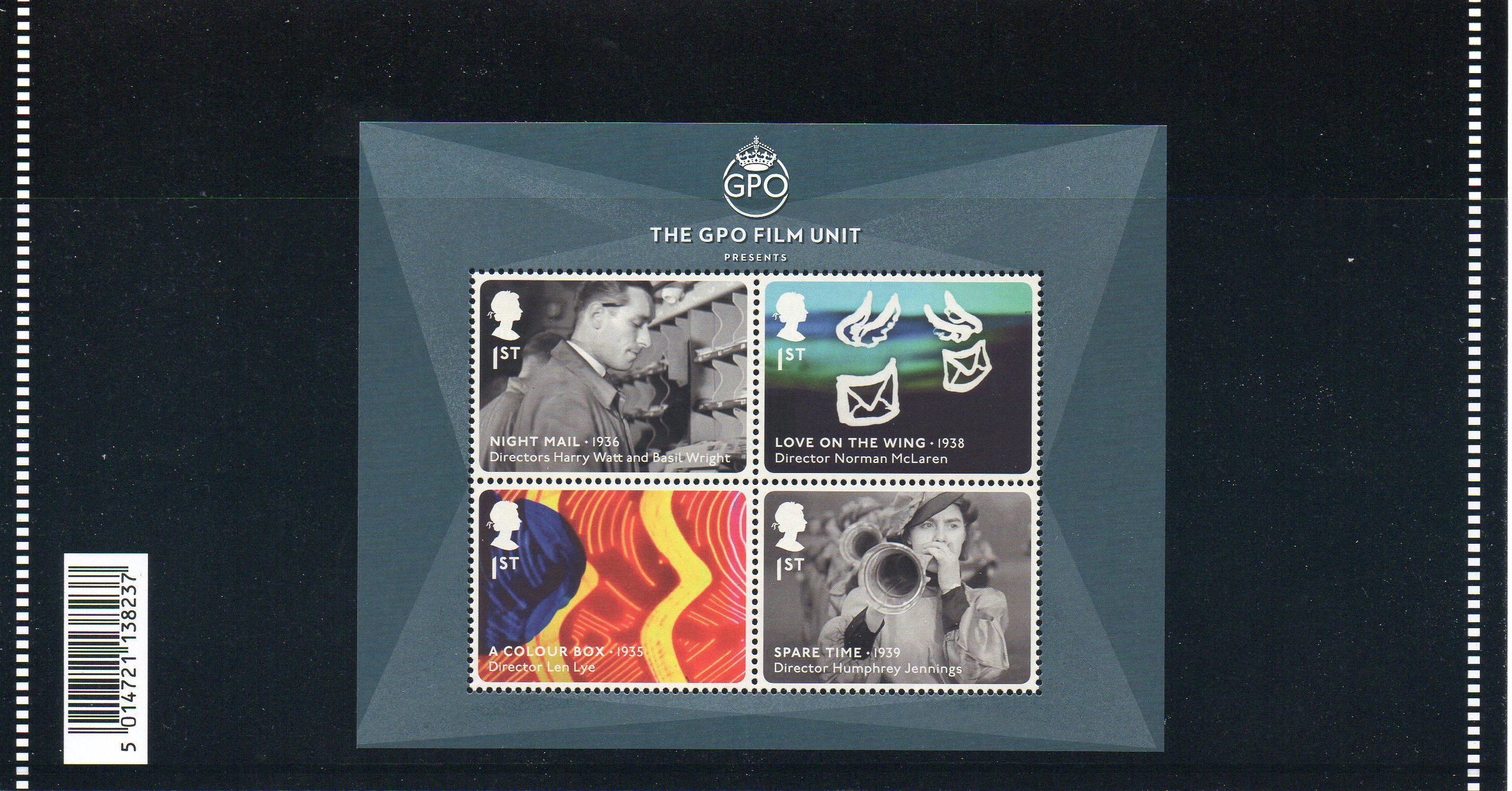 2014 Great British Film inc. M/S Presentation Pack No.498 - Royal Mail Stamps, Blue - Image 4
