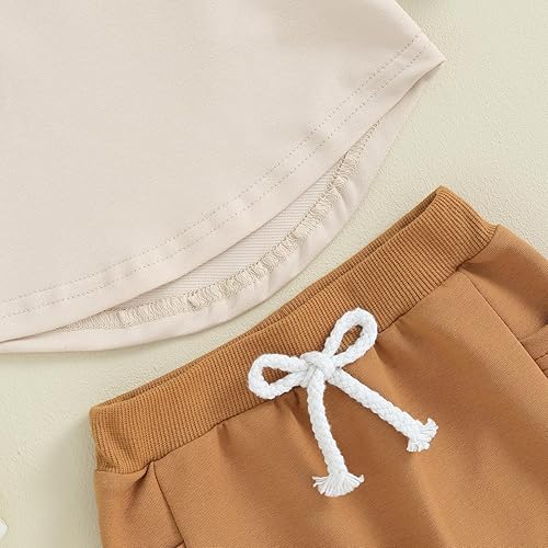 Miniatura 6 de Nie Cuimeiwan Conjunto de ropa de otoño para bebé, niño, niña, ropa de otoño, color de contraste, cálido, para mamá, niño, sudadera y pantalones