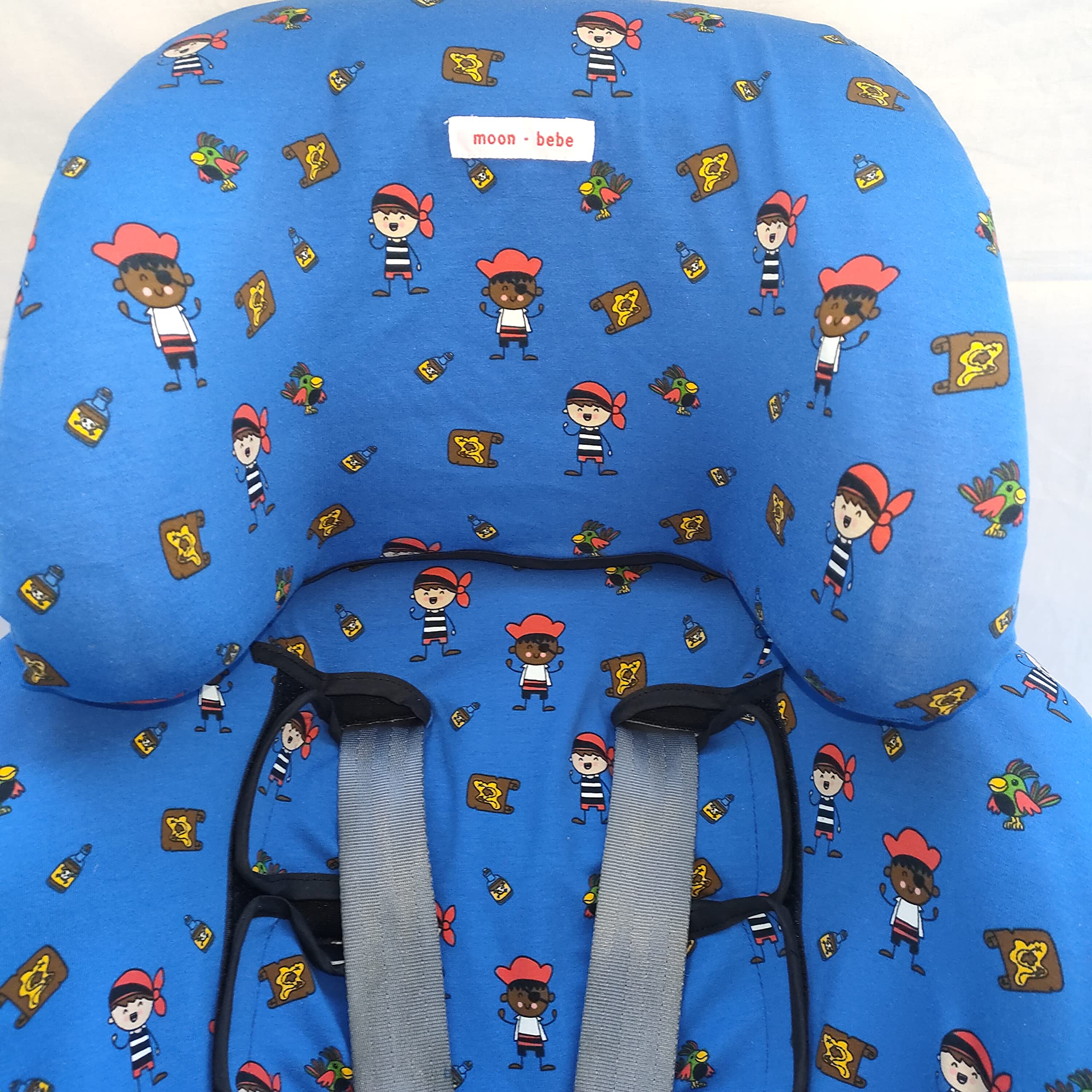 moon-bebe Funda para Silla de Coche Klippan Kiss 2 Y KLIPPAN Plus(Azul)