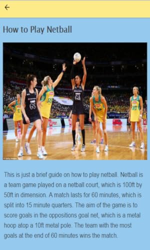 How To Play Netball