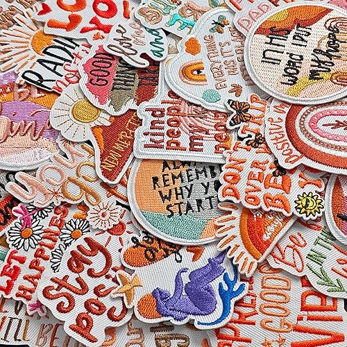 Vista 66 de Parches bordados para automóvil, lindos parches para planchar y coser para automóvil y vehículo, apliques para ropa, vestido, sombrero, jeans, Un