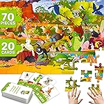 QUOKKA Search and Find Puzzles for Kids Ages 4-6 - Riddle Kids Puzzles 6-8 Years Old - 70 Unique Pcs - 20 Illustrated Guessing Cards - Engaging Children Themes - Australia Puzzle Gift for Toddlers 3-5