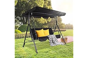 3-Seats Outdoor Patio Swing Chairs: Comfortable, Stylish, Durable