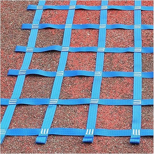 DREAMOSA Red de carga de escalada, red de seguridad para patio de juegos al aire libre, red de obstáculos para niños, patio trasero, guerrero ninja,