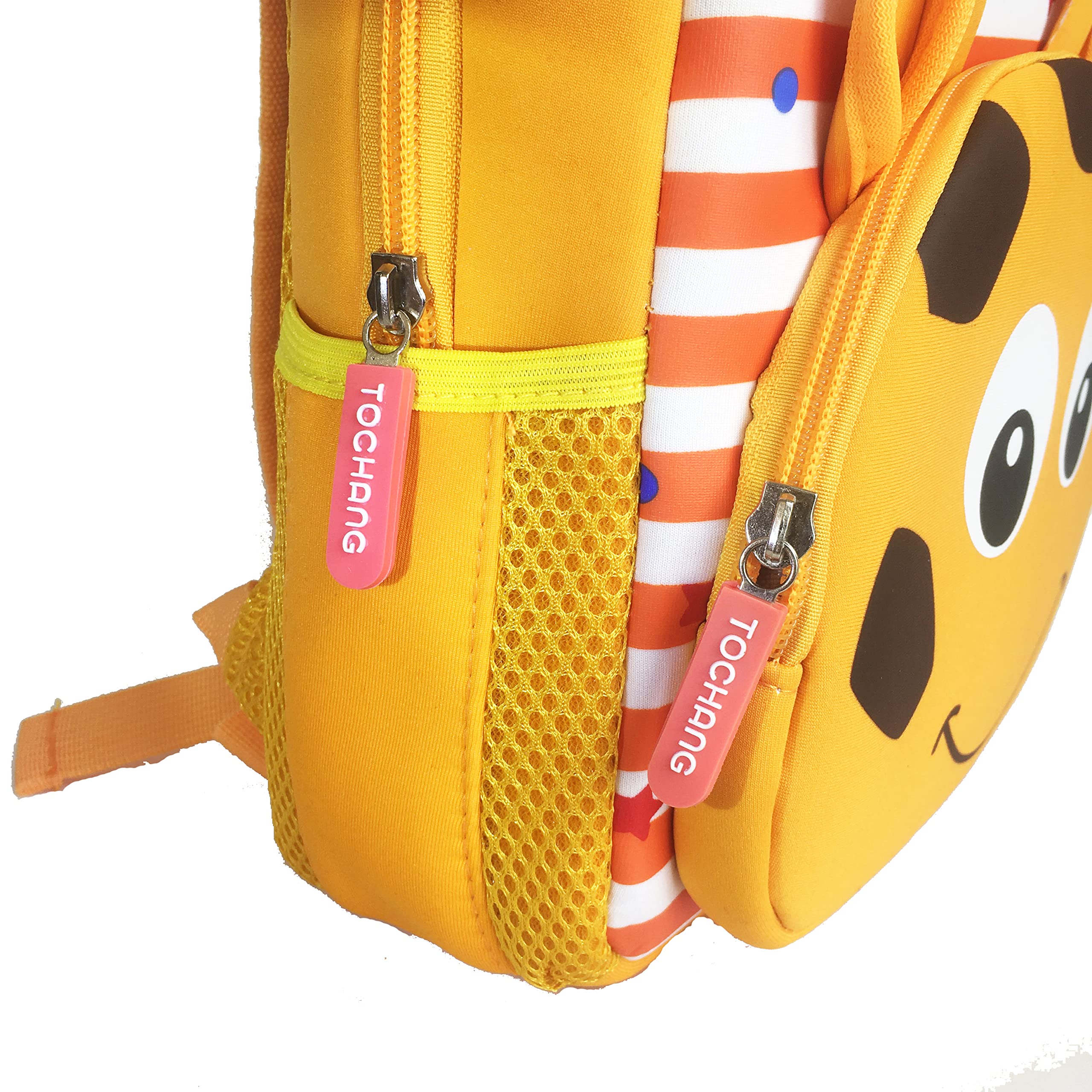 Mochila de guardería, mochila para niños de 1 a 3 años, mochila infantil de 1 a 3 años, diseño de tigre de dibujos animados, jirafa, M