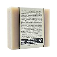 Vista 3 de Plantlife Jabón en barra de pachulí y jabón en barra de cúrcuma - Jabón hidratante y calmante para tu piel - Fabricado en California