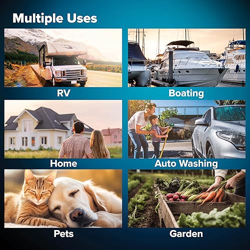 Miniatura 6 de Camco EvoFlex - Manguera de agua de 25 pies  Manguera de agua potable para autocaravana no contiene plomo, sin BPA ni ftalatos, diseño flexible con