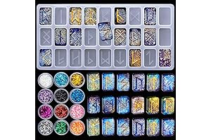 Rune Stone Resin Mold Silicone Rune Letter Word Mold Energy Symbol Resin...