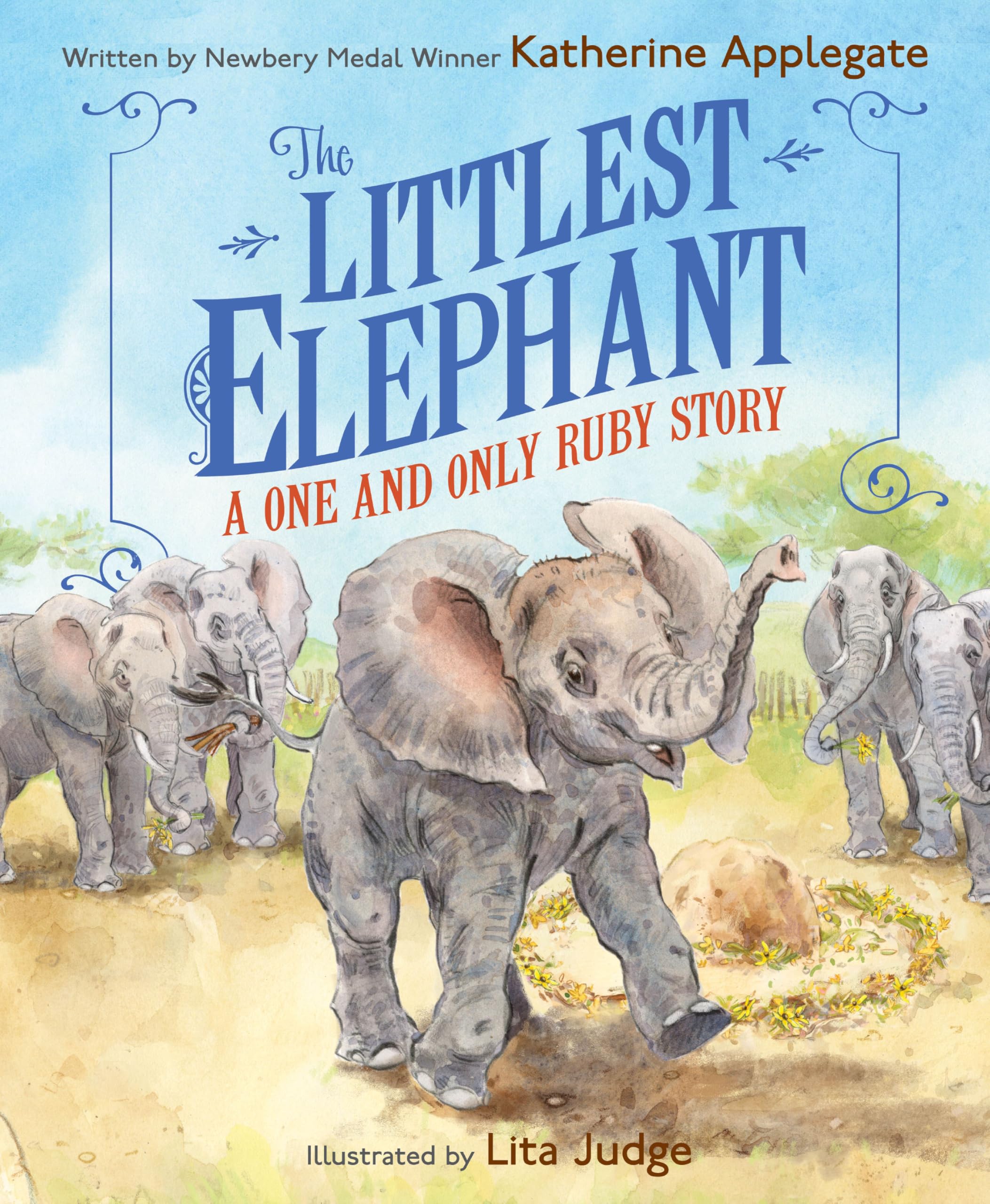 Katherine Applegate Unisex Multicolor Littlest Elephant Hardback Book