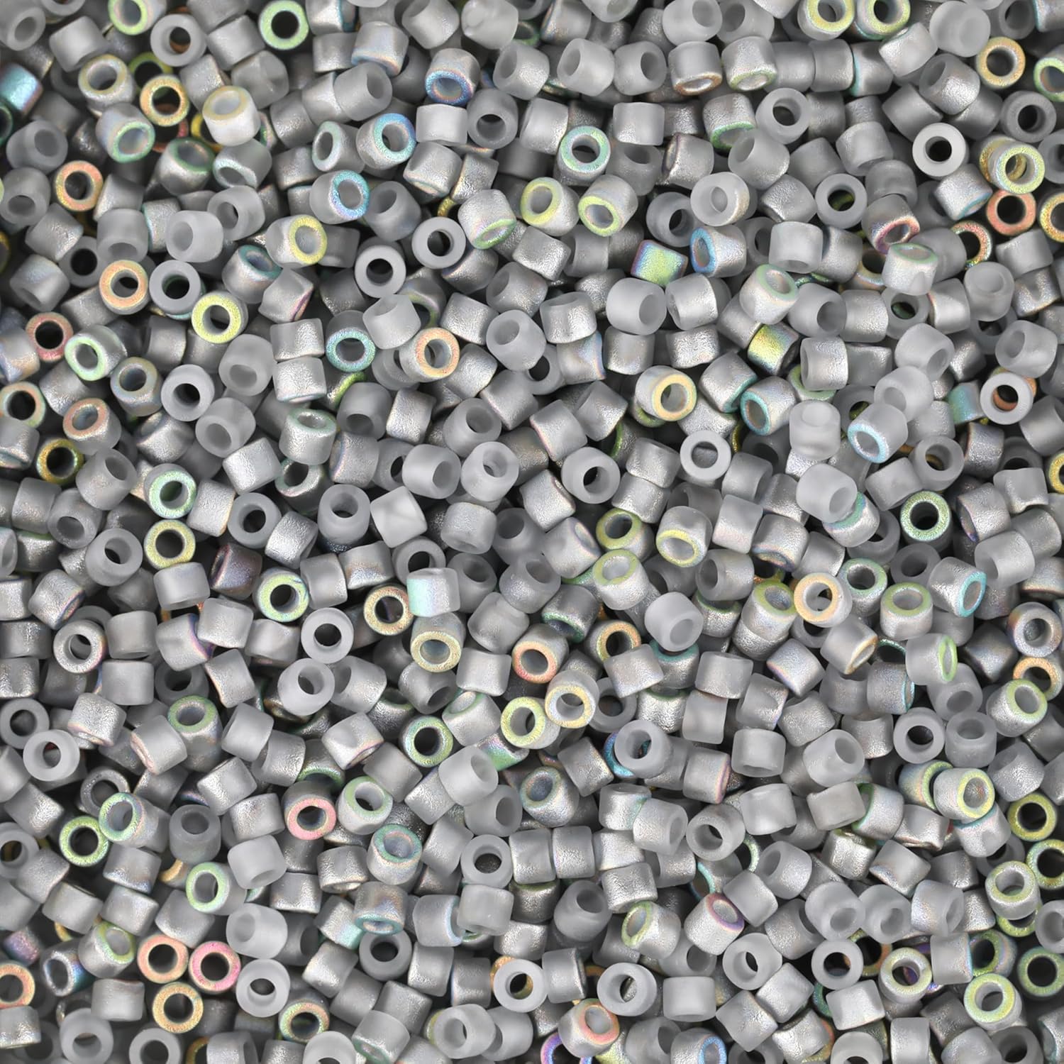 Miyuki Delica Seed Beads – Size 11/0 (1.6 mm), DB2203, Vitrial Matte, 7.2 g, Approx. 1440 Beads, Made in Japan - Image 2