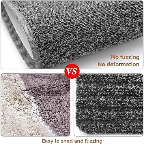 Miniatura 5 de Seloom - Alfombra antideslizante para escaleras, con base de goma antideslizante especial para escalones de madera en interiores, extraíble y