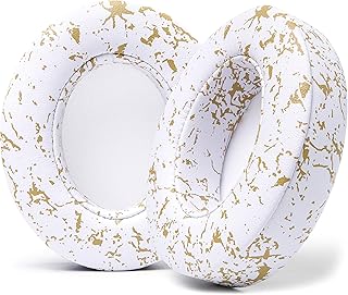 WC Wicked Cushions Replacement Ear Pads for Beats Studio 2 & 3 (B0501, B0500) Wired & Wireless | Does NOT Fit Beats Solo | Softer PU Leather, Enhanced Foam & Stronger Adhesive | Gold Marble