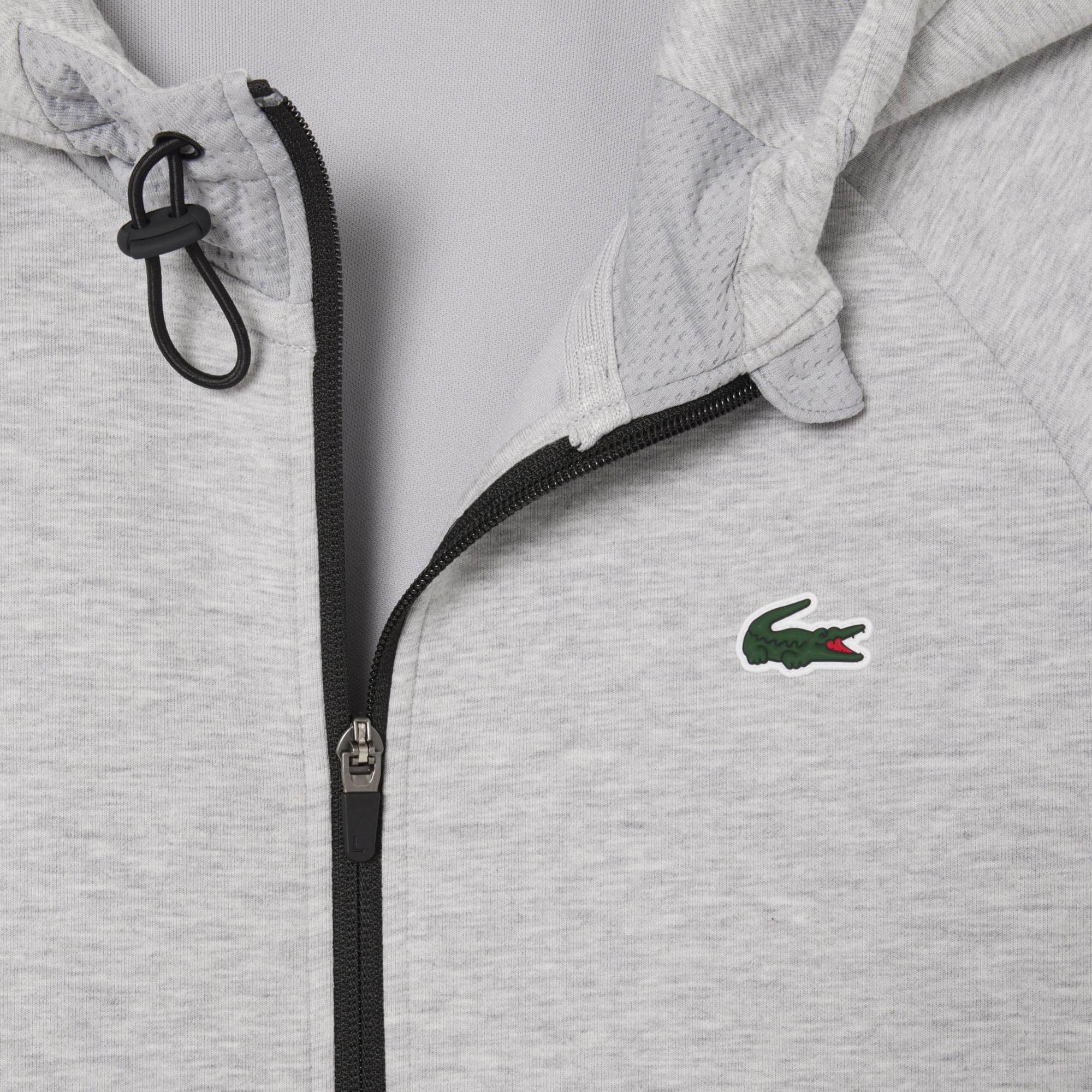 Lacoste Męska bluza z kapturem z zamkiem błyskawicznym Tennis