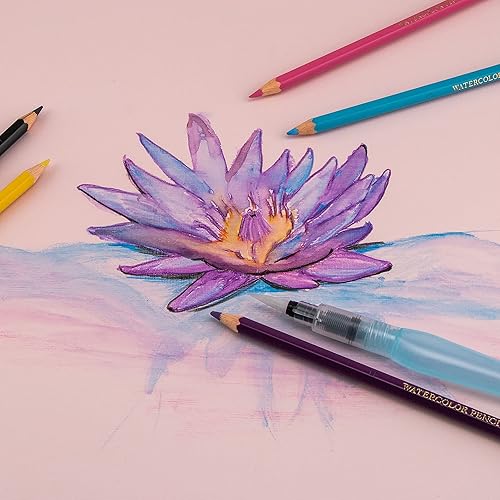 Miniatura 6 de Pincel de agua Pentel Arts Aquash, punta fina, Azul claro