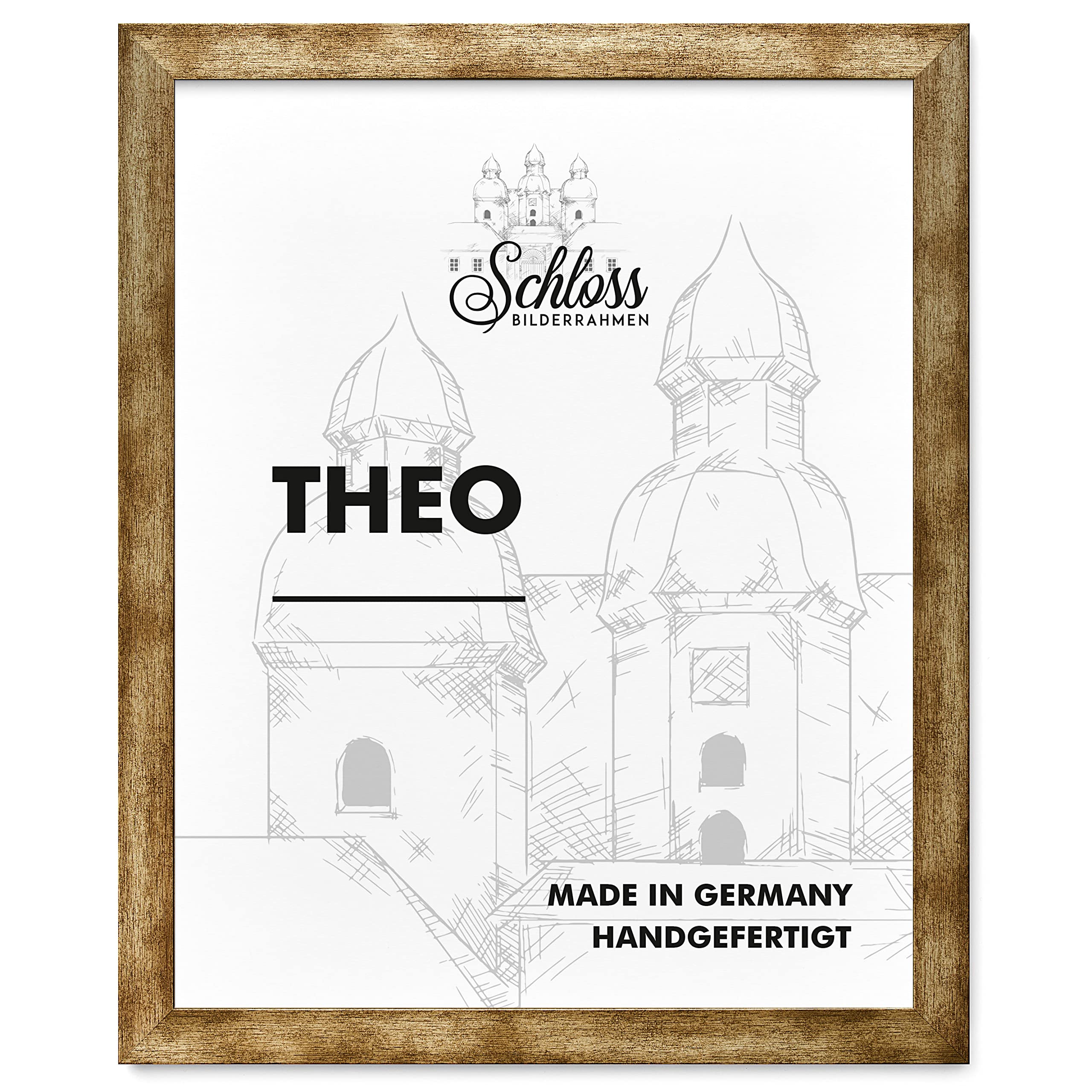 Theo 50 x 70 cm, dekoracja metalowa vintage
