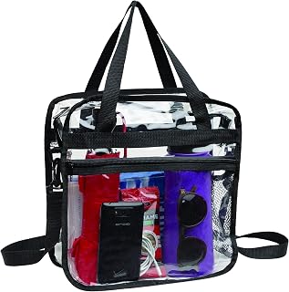 Stadium Approved Clear Tote Bag – Transparent Shoulder Bag for Events