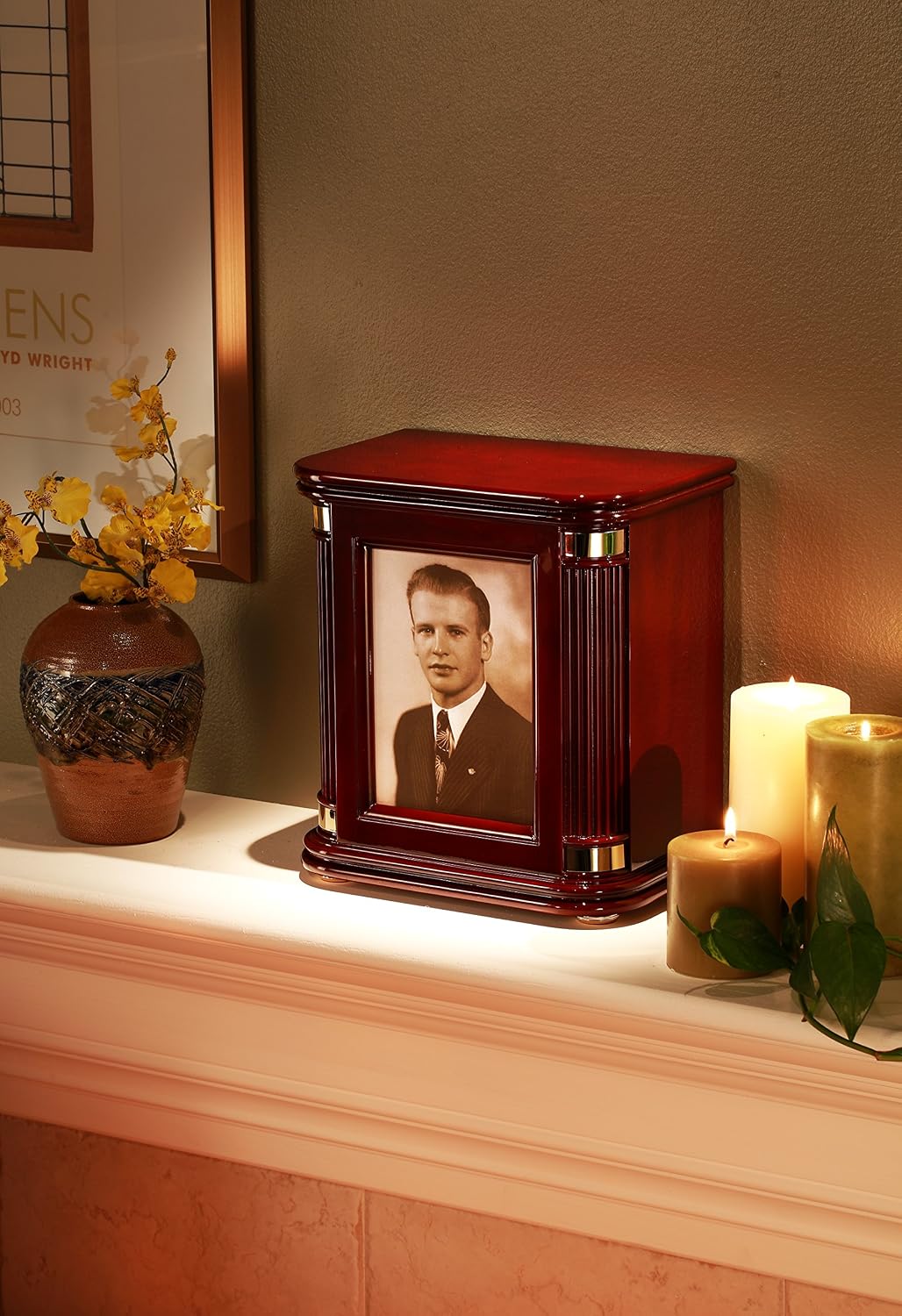 Howard Miller Honor II 800-173 (800173) Funeral Cremation Photo Urn, 270 inches-At Peace Memorials