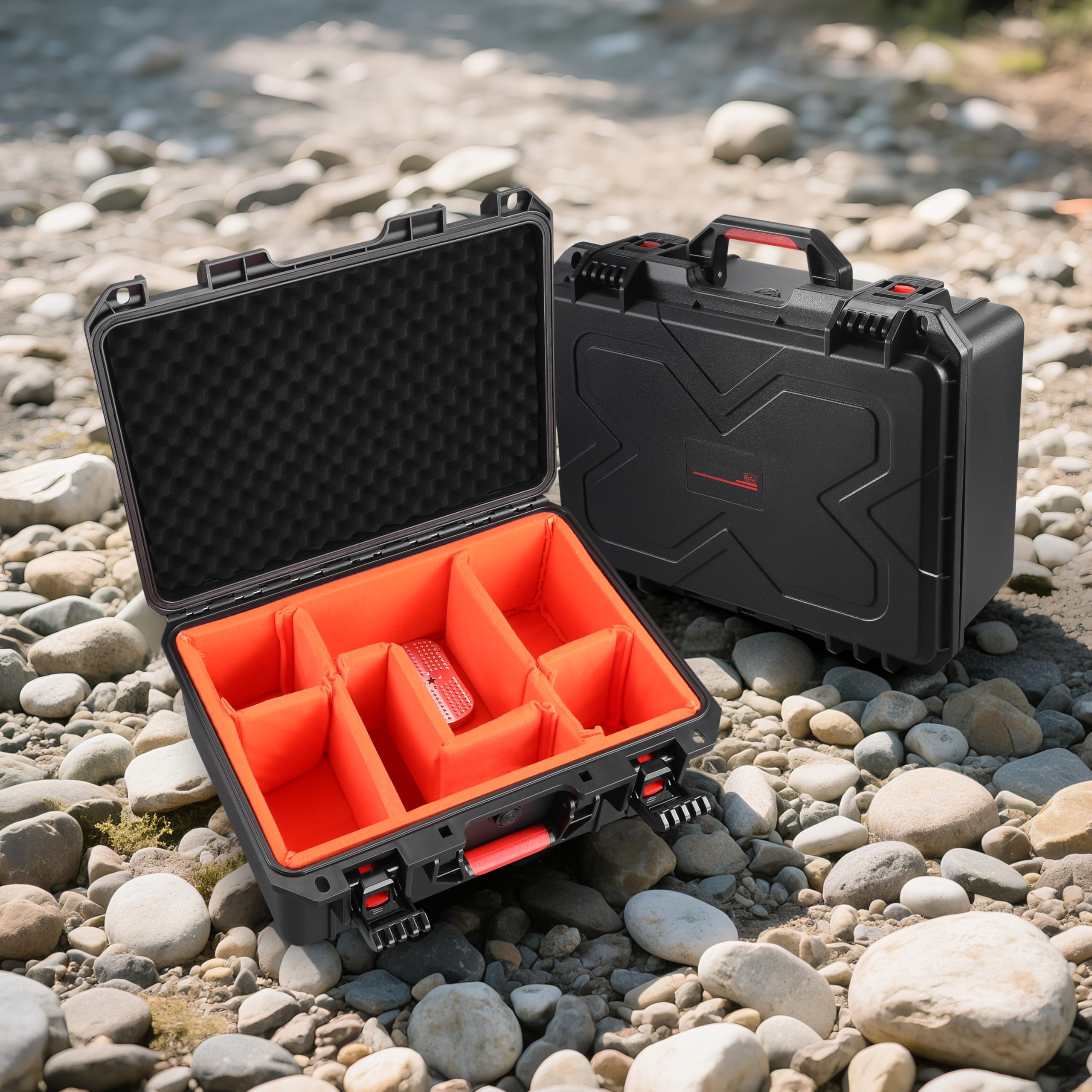 Kamerakoffer Transportkoffer Hard Tasche DSLR SLR Objektive 41.5 * 32.8 * 18.1cm wasserdichte Koffer Reise Cases Schutzteiler für DJI Mavic/Air/Mini Drohnen für Sony FE für Gopro