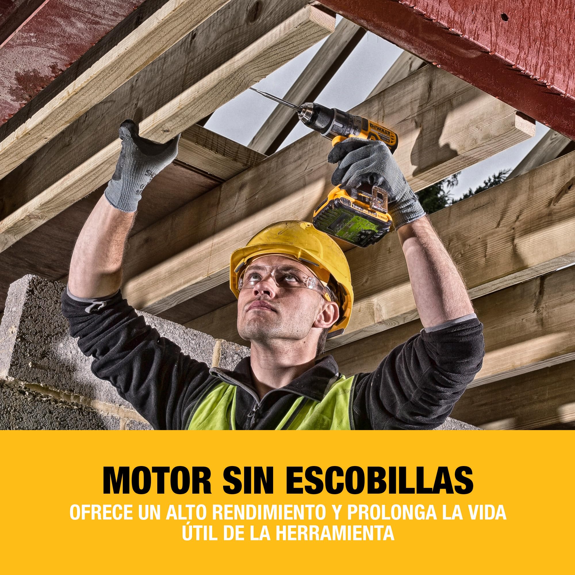 DEWALT Taladro Atornillador Sin Escobillas 18V XR - No incluye Batería ni Cargador, DCD791NT-XJ