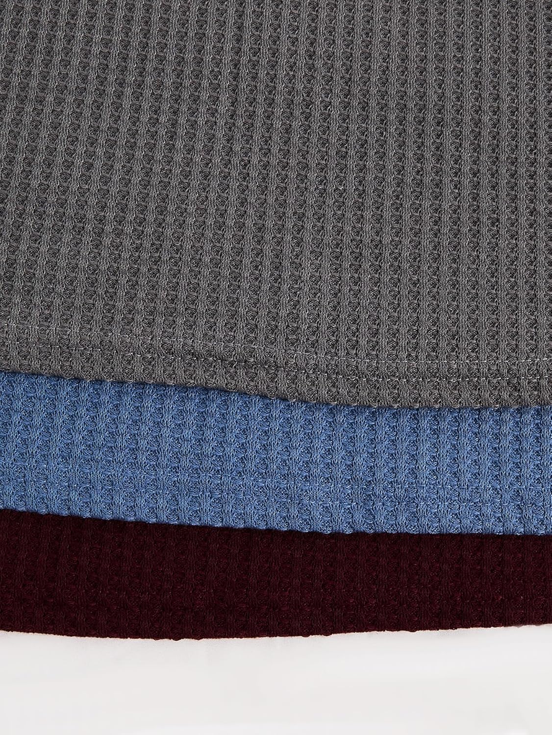 SEGT Women's 3 Sets Waffle Sleeveless Crop Top and Tie Front Shorts Pajamas Lounge Set Soft Breathable Sleepwear - Image 8