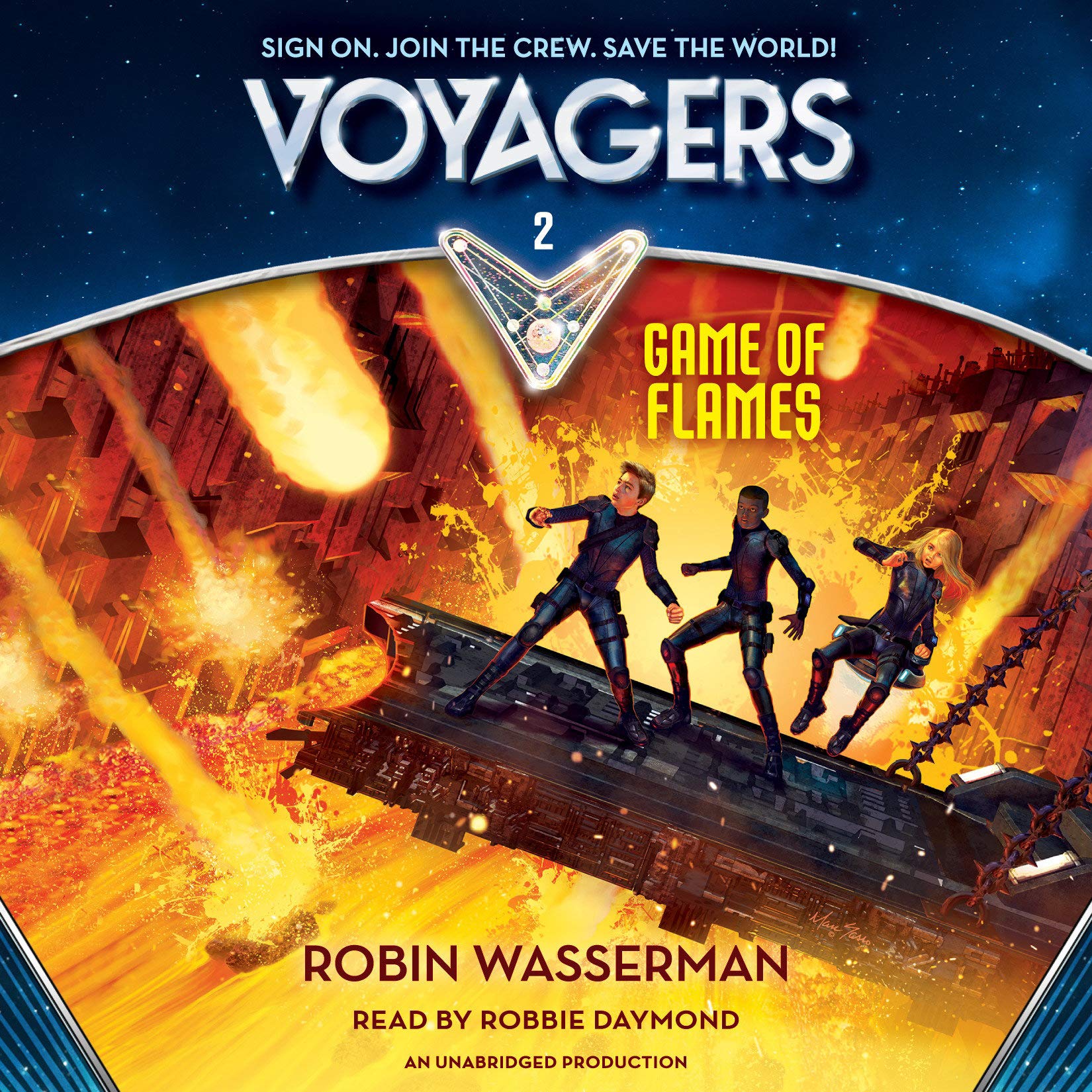 Cover art for Voyagers: Game of Flames (Book 2)